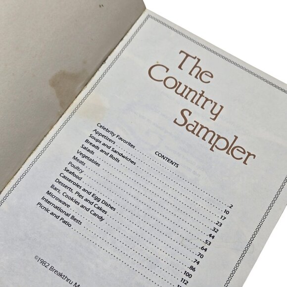 1982 Century 21 Cookbook The Country Sampler Real Estate Vintage Advertising - Picture 7 of 16